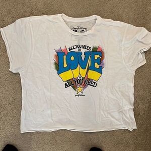 New Retro Brand All You Need Is Love Tee Small